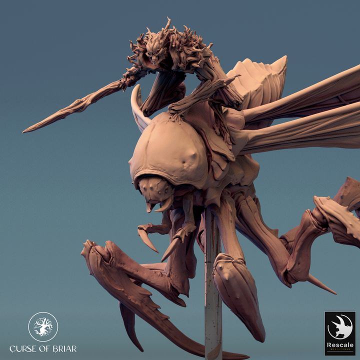 Fyrionis Fly - Flying (150mm Base)