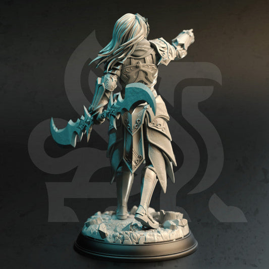 High Elf Commander Warrior Armor Blade | Medium | DM Stash | D&D DnD Pathfinder Miniature