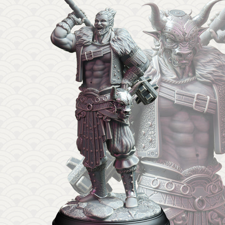 Samurai of the Ox - Daisuke Ushio (25mm Base)