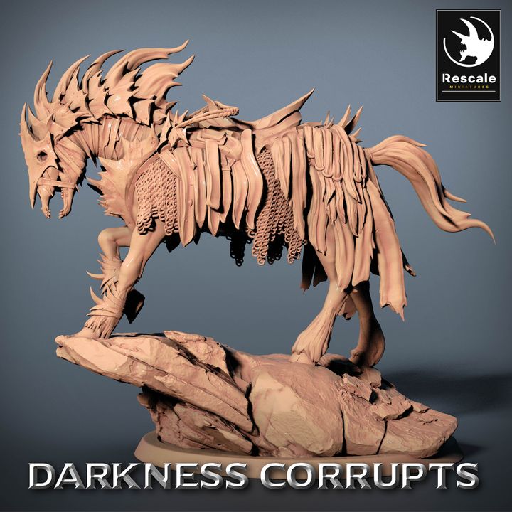 Darknight DeathHorse - Stance (50mm Base)