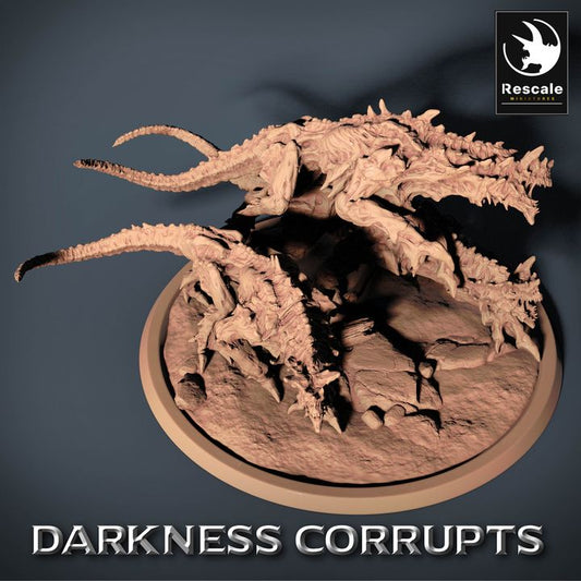 Collection Hellhound Fiery Beast Fiends Predator | Large | Rescale Miniatures | D&D DnD Pathfinder Miniature