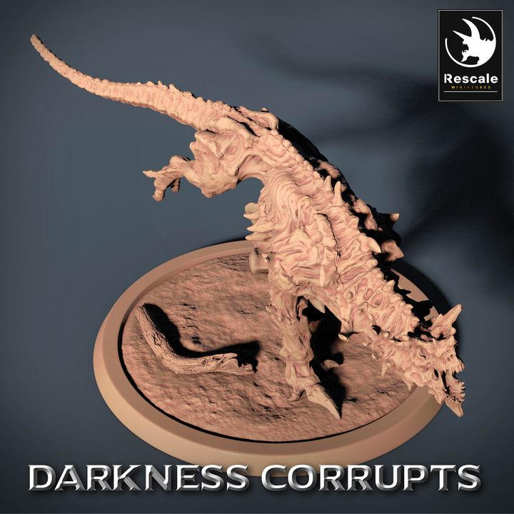 Collection Hellhound Fiery Beast Fiends Predator | Large | Rescale Miniatures | D&D DnD Pathfinder Miniature