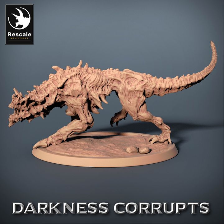 Collection Hellhound Fiery Beast Fiends Predator | Large | Rescale Miniatures | D&D DnD Pathfinder Miniature