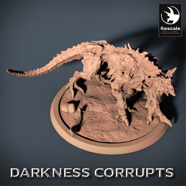 Collection Hellhound Fiery Beast Fiends Predator | Large | Rescale Miniatures | D&D DnD Pathfinder Miniature