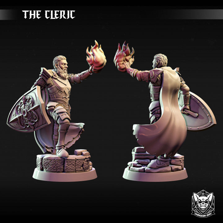 The Cleric - Battle Stance (25mm Base)