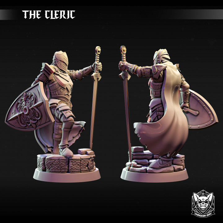 The Cleric - Battle Stance (25mm Base)