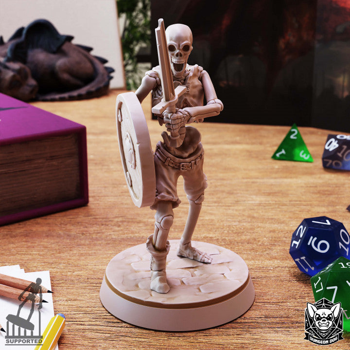 Skeleton Warrior - Guard (25mm Base)