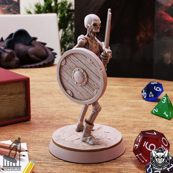 Skeleton Warrior - Guard (25mm Base)