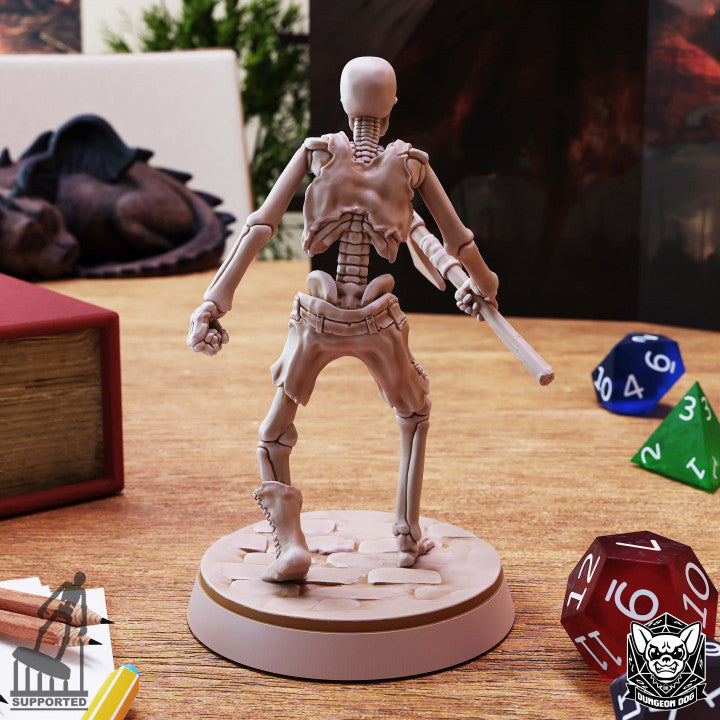 Skeleton Warrior - Marching (25mm Base)