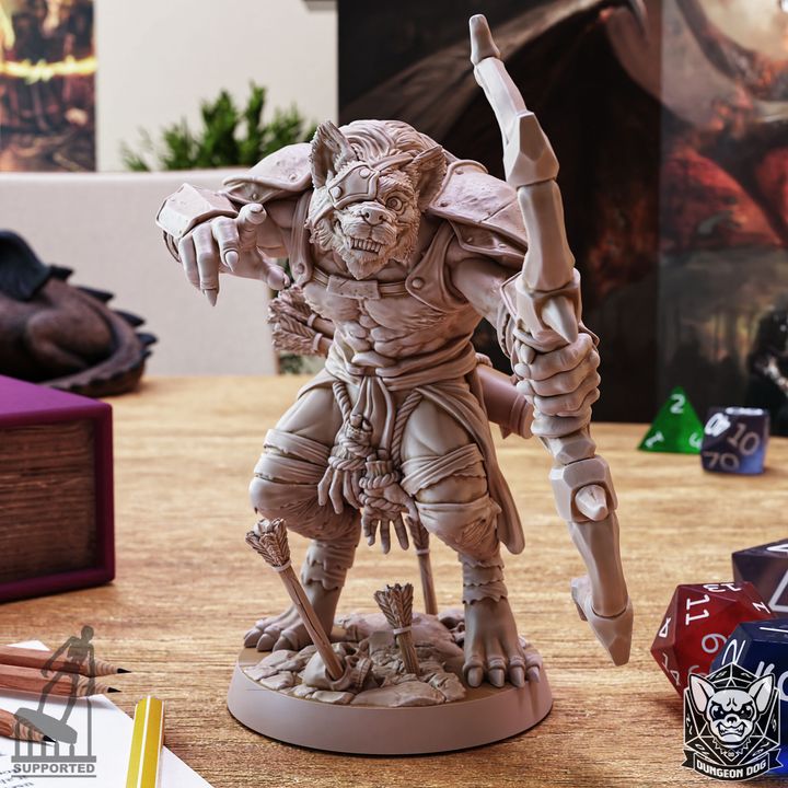 Gnoll Archer - C (25mm Base)