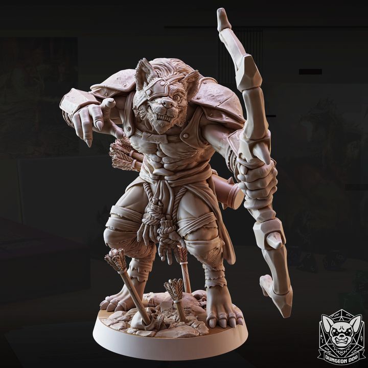 Gnoll Archer - C (25mm Base)