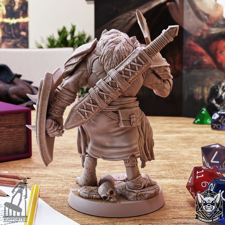 Gnoll Warrior - Guard (25mm Base)