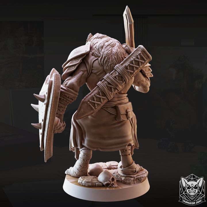 Gnoll Warrior - Guard (25mm Base)