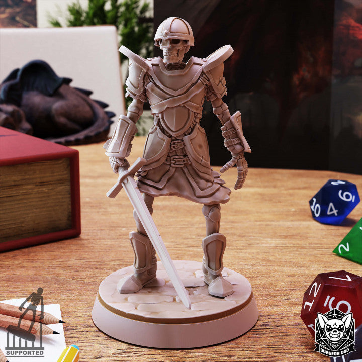 Skeleton Heavy Armored - Guard (25mm Base)