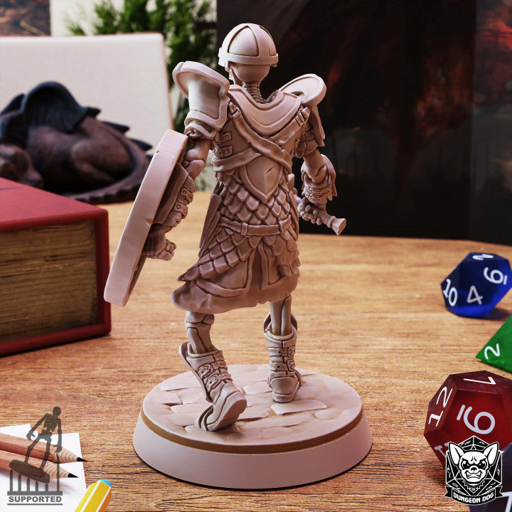 Skeleton Warrior - Guard (25mm Base)