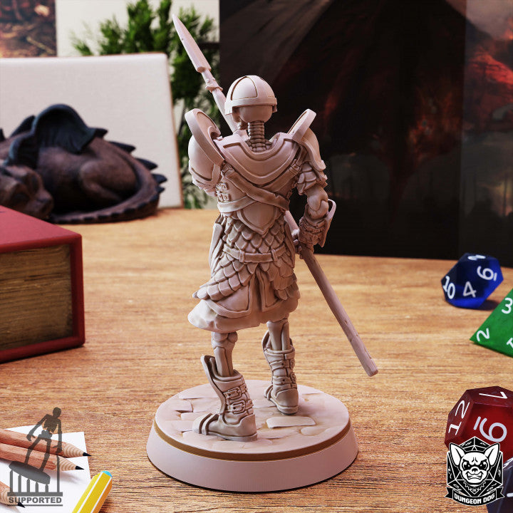 Skeleton Warrior - Guard (25mm Base)