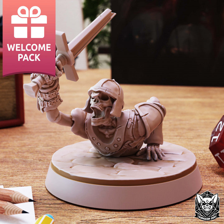 Skeleton Crawler - Rising (25mm Base)
