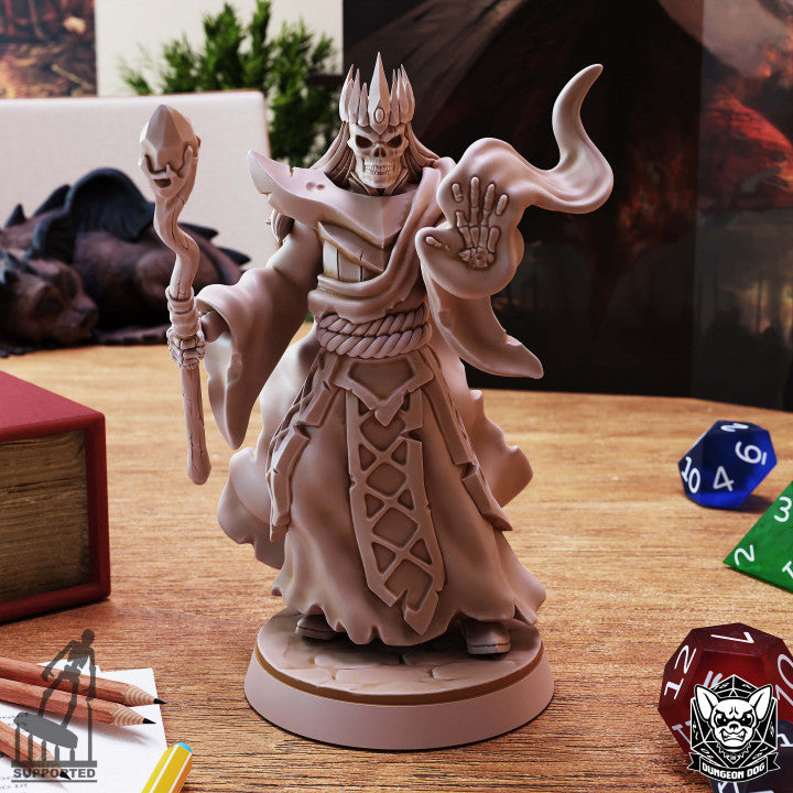 Skeleton Lich - Casting (25mm Base)