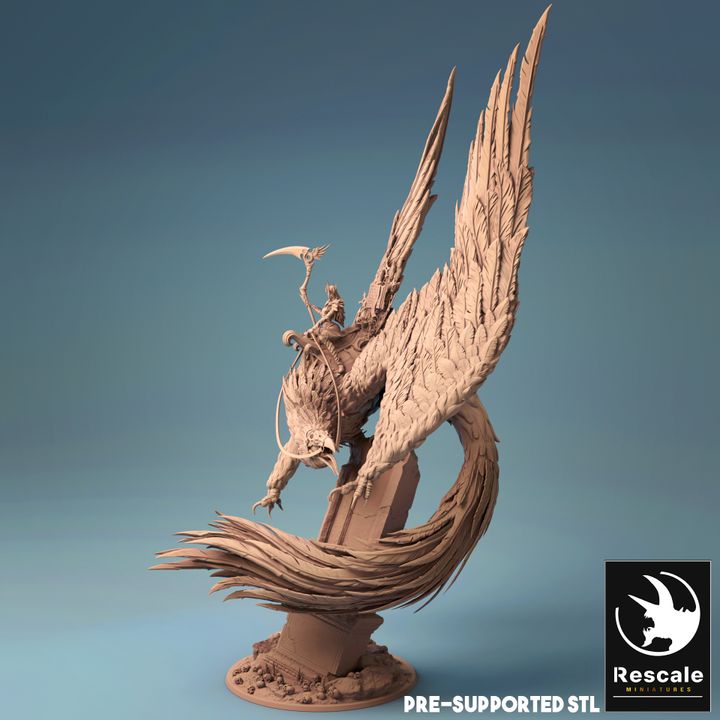 Death Rider Fiend Undead Demon | Gargantuan | Rescale Miniatures | D&D DnD Pathfinder Miniature