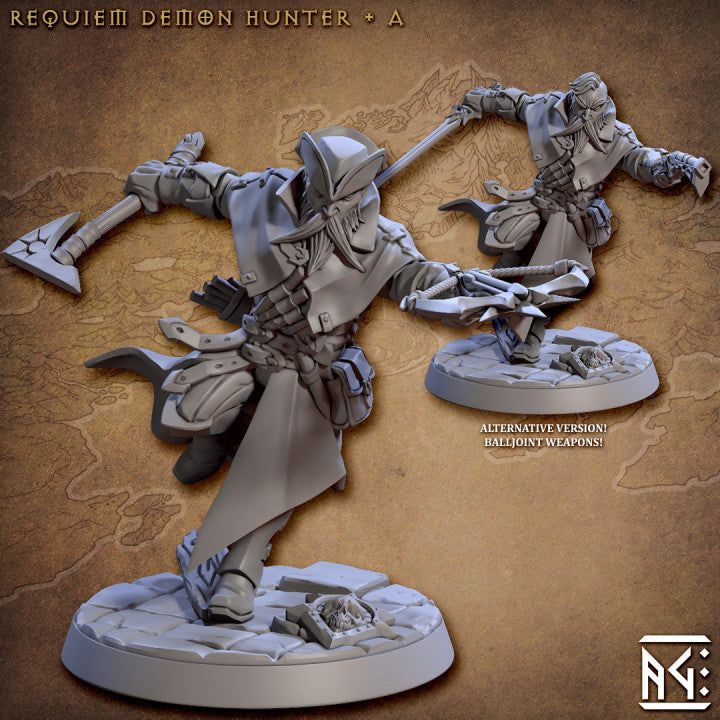 Requiem Demon Hunter - Action (25mm Base)