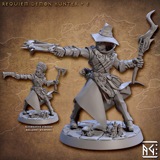 Demon Hunter Aberrations Combat | Medium | Artisan Guild | D&D DnD Pathfinder Miniature