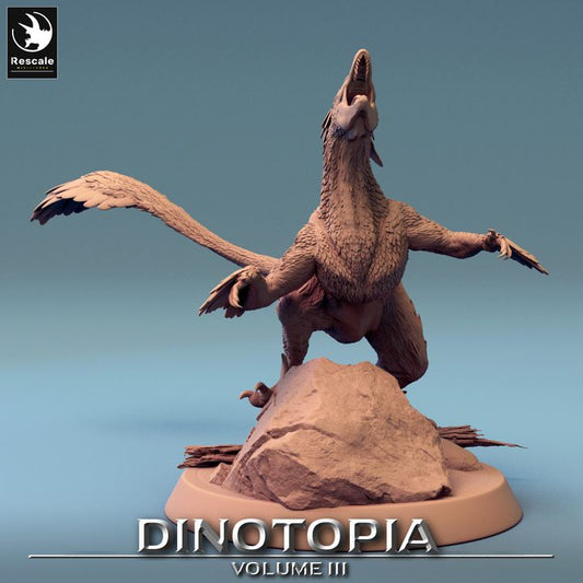 Collection Pyroraptor Dinosaur Beasts | Medium | Rescale Miniatures | D&D DnD Pathfinder Miniature