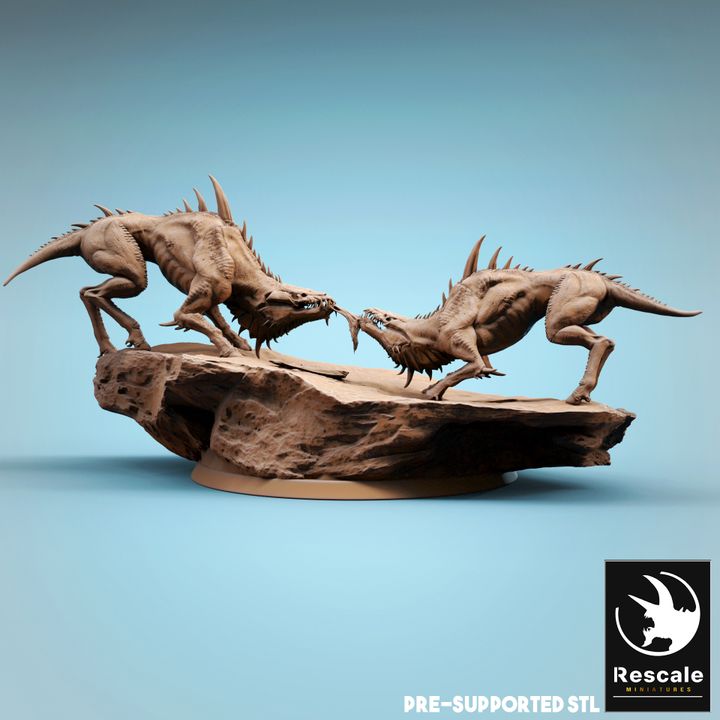 Infernal Beast - Fierce (50mm Base)