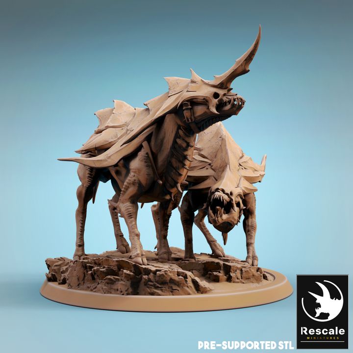Infernal Beast - Fierce (50mm Base)