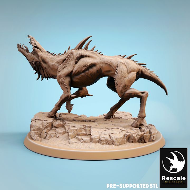 Infernal Beast - Fierce (50mm Base)