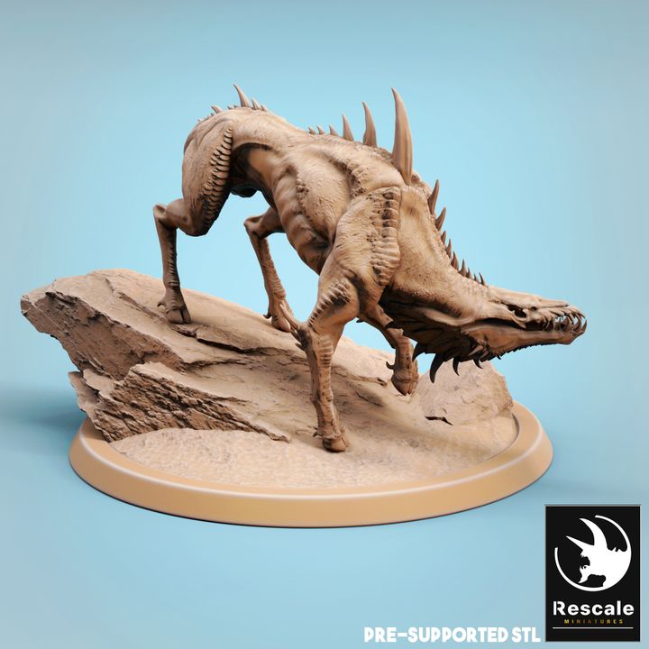 Infernal Beast - Fierce (50mm Base)