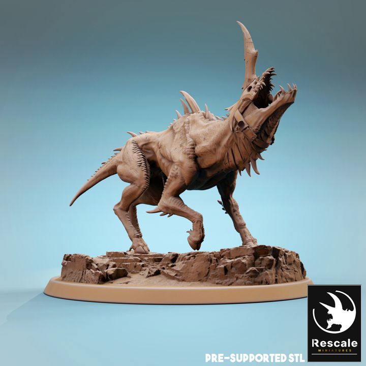 Infernal Beast - Fierce (50mm Base)