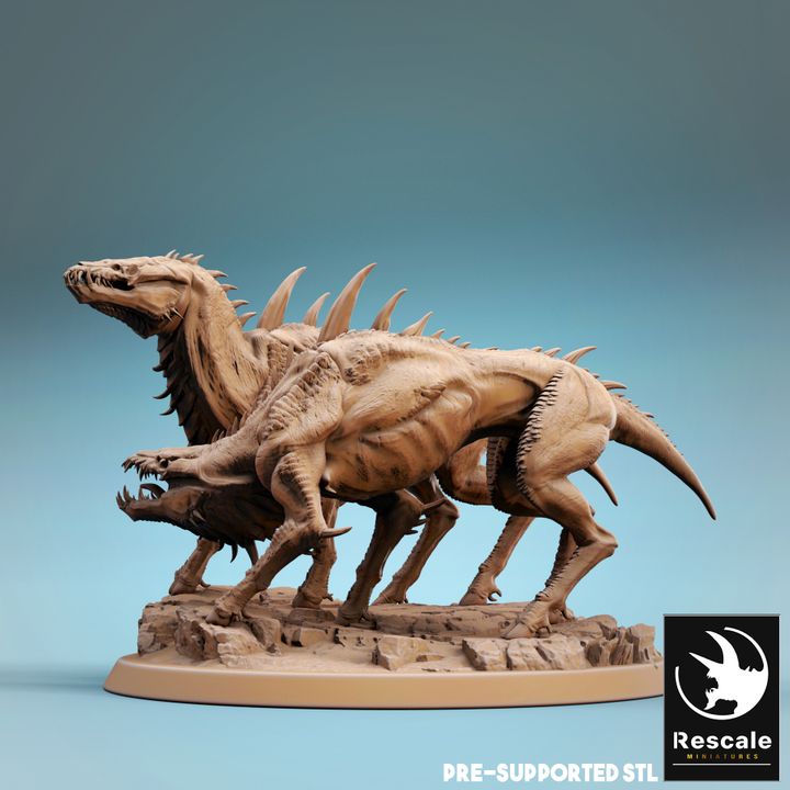 Infernal Beast - Fierce (50mm Base)