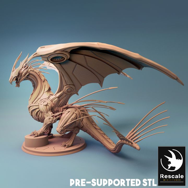 Construct Dragon - Majestic (75mm Base)