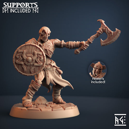 Undead Warrior Fighter Miniature | Medium | Artisan Guild | D&D DnD Pathfinder Miniature