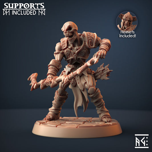 Draugr Undead Warrior Archer Miniature | Medium | Artisan Guild | D&D DnD Pathfinder Miniature