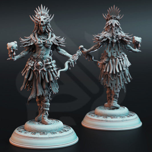 Goliath Blood Shaman Priestess Casting | Medium | DM Stash | D&D DnD Pathfinder Miniature