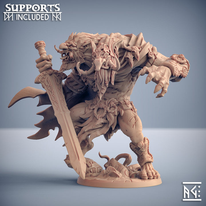 Drungvandel, el Rey Troll - Mando (Base de 75 mm)
