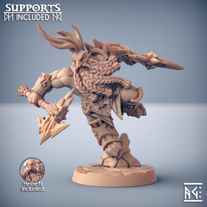Dumlok Flameseeker - Battle Stance (25mm Base)