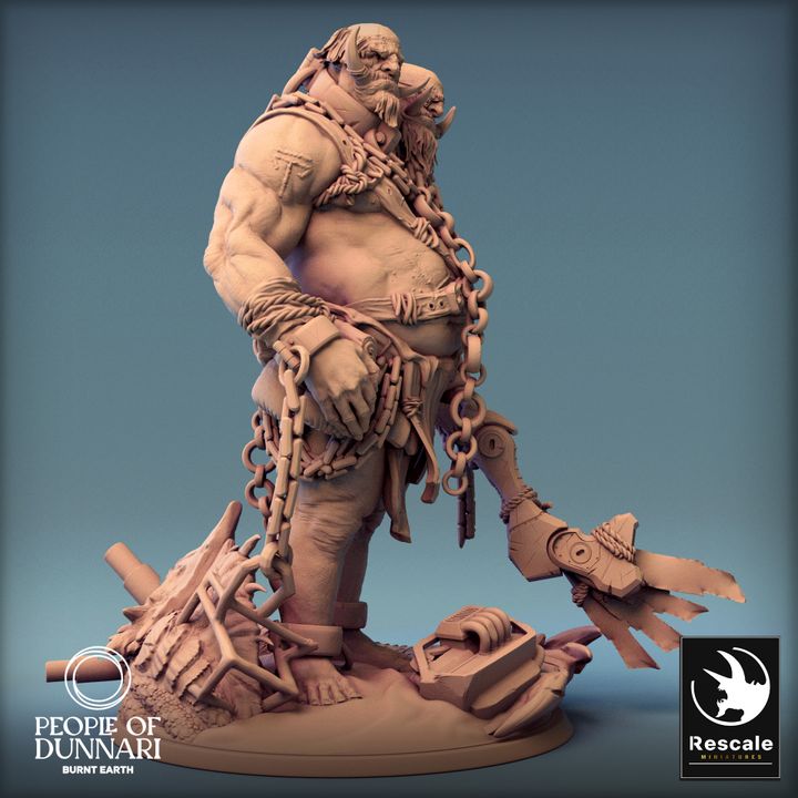 Sand Ettin - Ready (75mm Base)