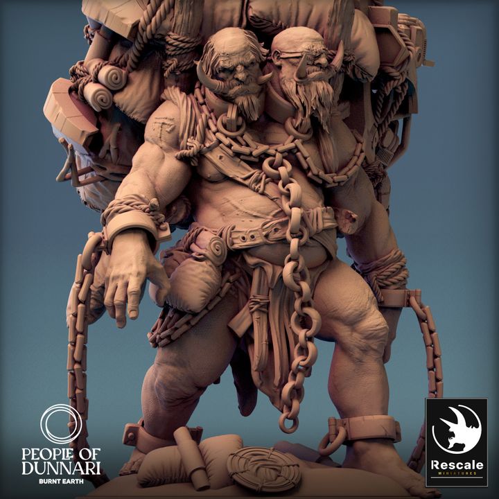 Sand Ettin - Walk (75mm Base)