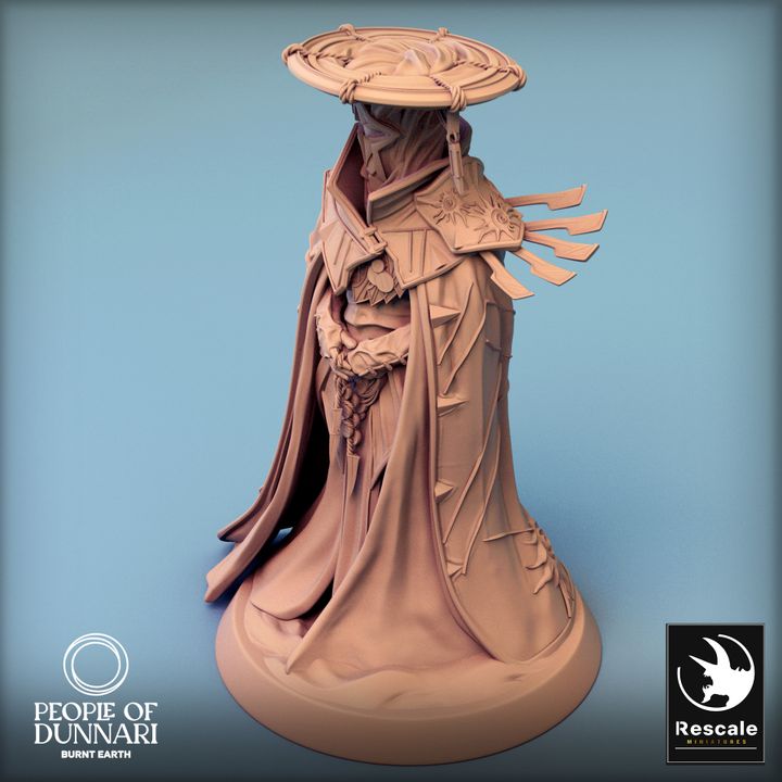 Sun Priest Cleric Celestials Light Magic | Medium | Rescale Miniatures | D&D DnD Pathfinder Miniature