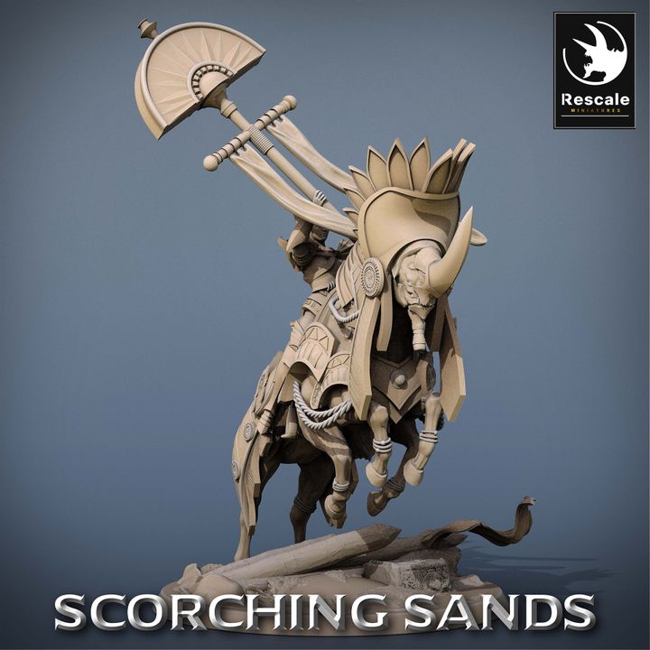 Egyptian Mount - Banner (50mm Base)