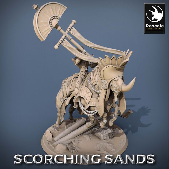 Egyptian Mount - Banner (50mm Base)