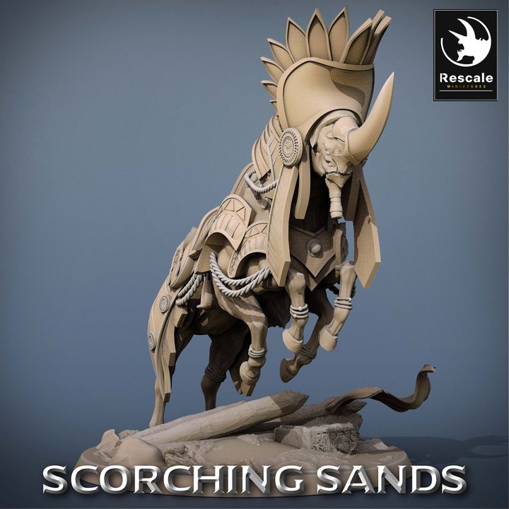 Egyptian Mount - Banner (50mm Base)