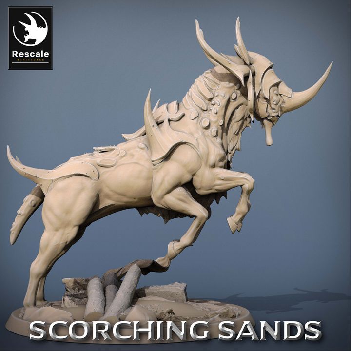 Egyptian Mount - Banner (50mm Base)
