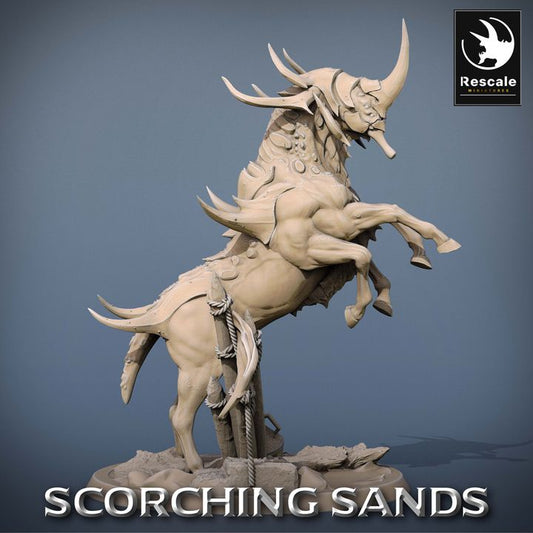 Egyptian Mount Lance Miniature | Large | Rescale Miniatures | D&D DnD Pathfinder Miniature