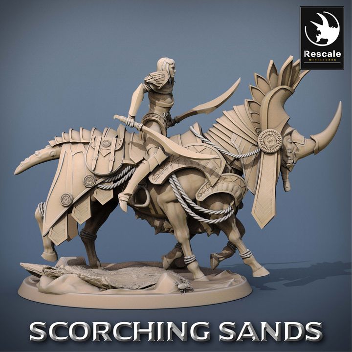 Egyptian Mount Khopesh - Mounted (50mm Base)