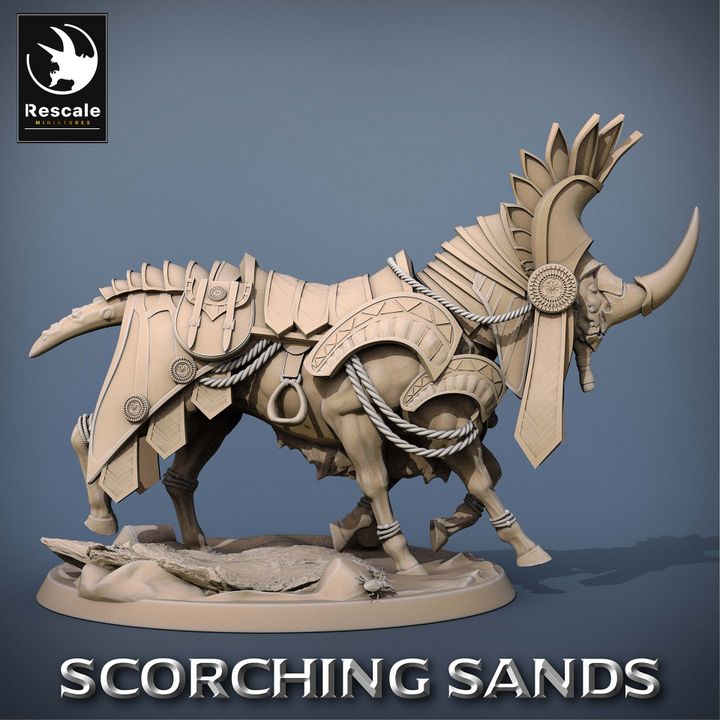 Egyptian Mount Khopesh - Mounted (50mm Base)