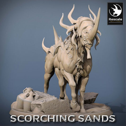 Egyptian Mount Lance Beast | Large | Rescale Miniatures | D&D DnD Pathfinder Miniature