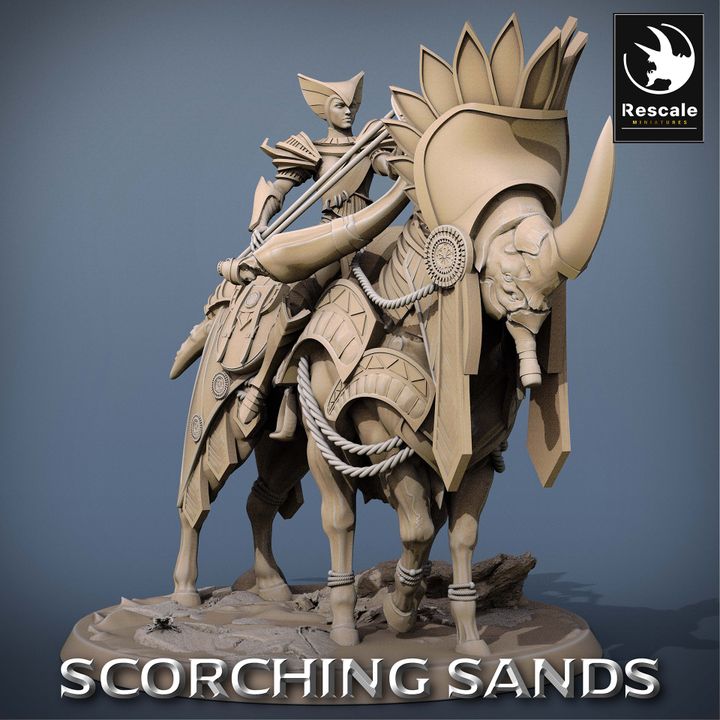 Egyptian Mythical Beast Mount Monstrosity | Large | Rescale Miniatures | D&D DnD Pathfinder Miniature